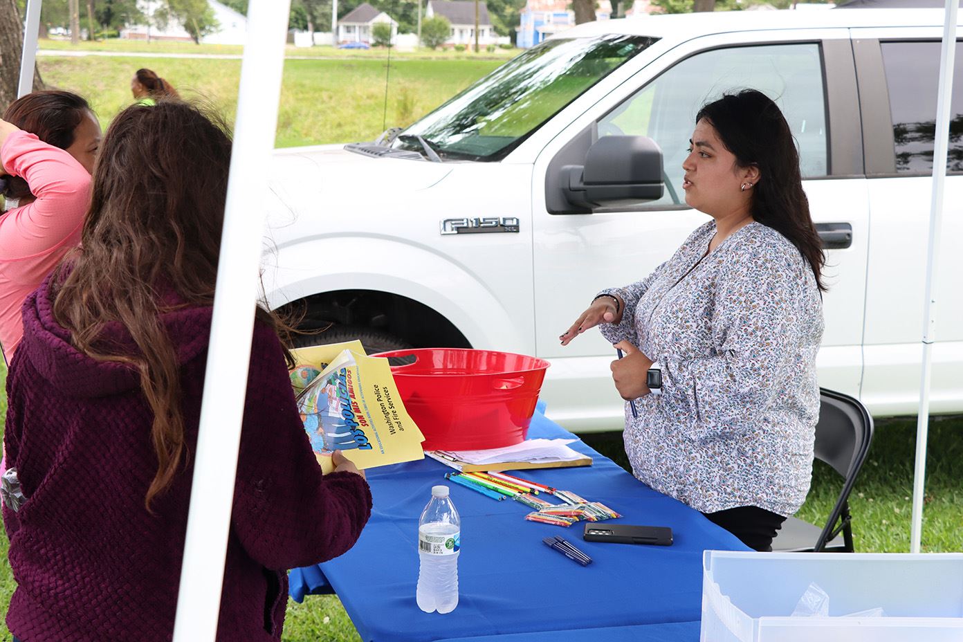 People participating in the June 22 Community in Action event